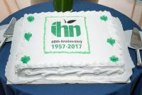 A sheet cake for IHN's 60th anniversary.